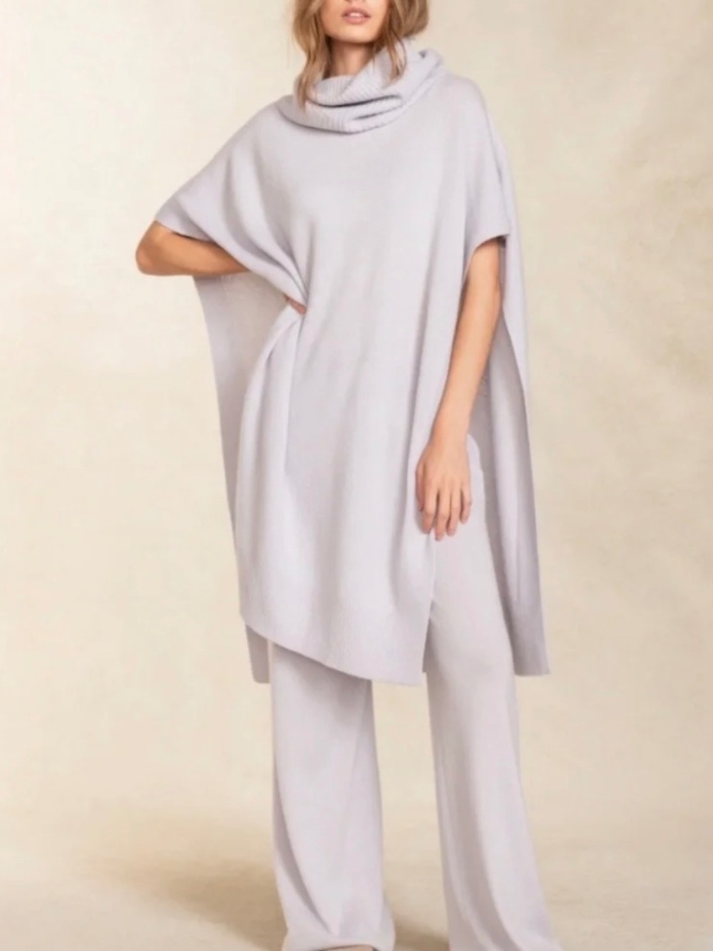 Turtleneck Cashmere Poncho from NakedCashmere